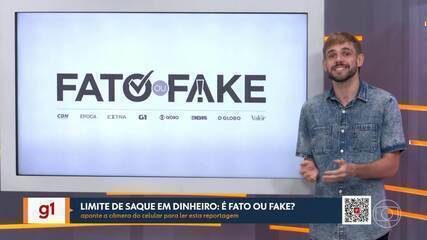 É #FAKE que bancos deverão limitar saques em espécie a partir do segundo semestre