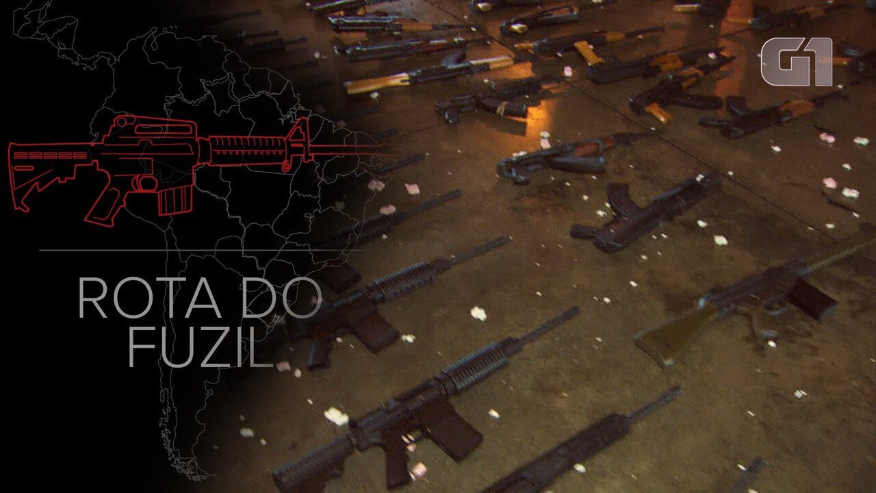 Conheça a rota terrestre do fuzil até o Rio Conheça a rota terrestre do fuzil até o Rio